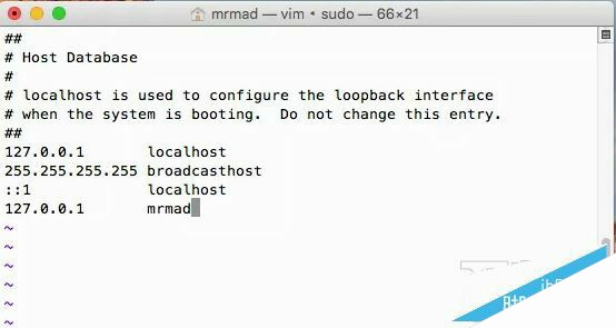 Macbook怎么编辑hosts