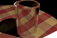 MAYA怎么制作一个玻璃材质的杯子?