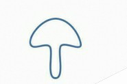 PPT圆形怎么变形成一朵蘑菇形状?