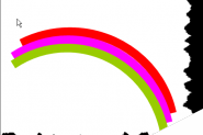 PowerPoint简单制作一个漂亮的圆弧形彩虹