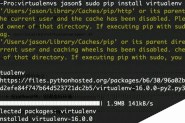 python mac下安装虚拟环境的图文教程