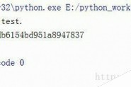 Python MD5加密实例详解
