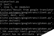 Python使用googletrans报错的解决方法