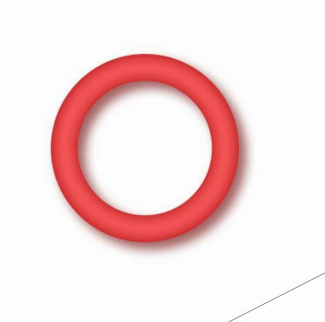 PS怎么绘制三维立体的圆环?