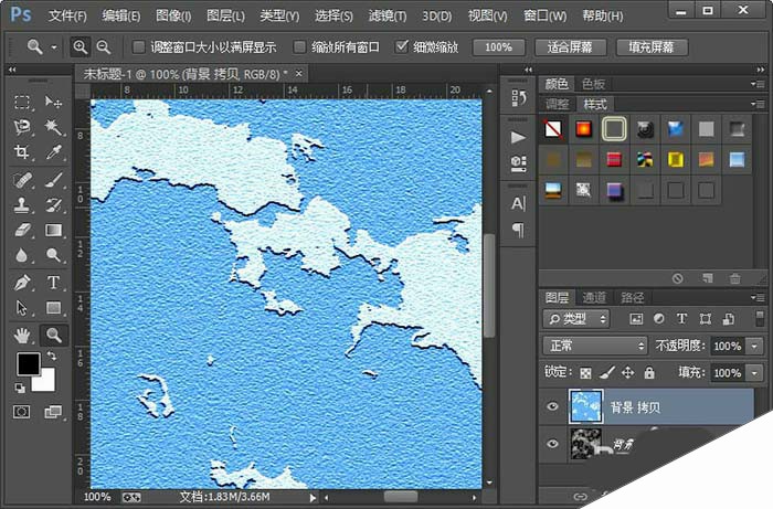 p怎么设计地图中的海陆图形?