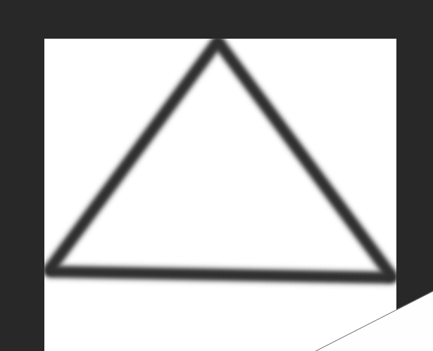 ps三角形怎么制作旋转扭曲的图形?