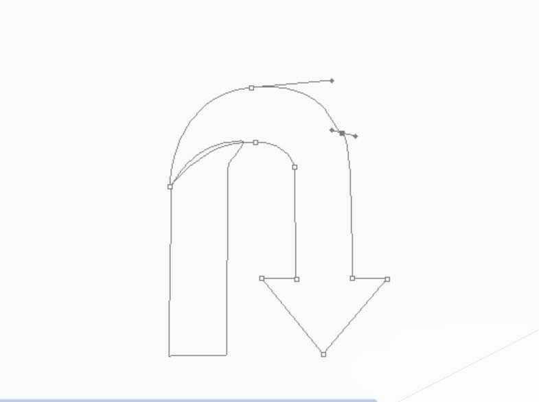 ps怎么绘制折纸效果的拐弯箭头?