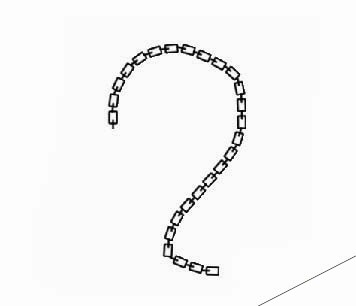 PS怎么绘制简单的锁链链条?