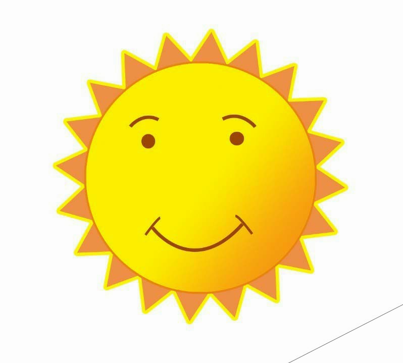 PS怎么绘制大大笑脸的太阳?