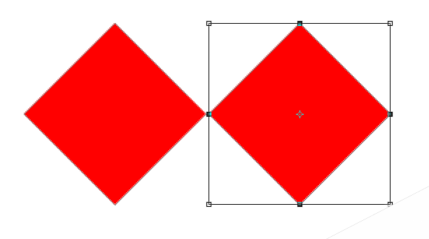 ps怎么快速制作阵列的菱形图形?