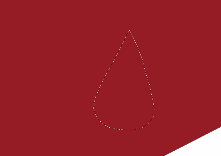 ps怎么设计立体的红色水滴? ps设计水滴图形的教程