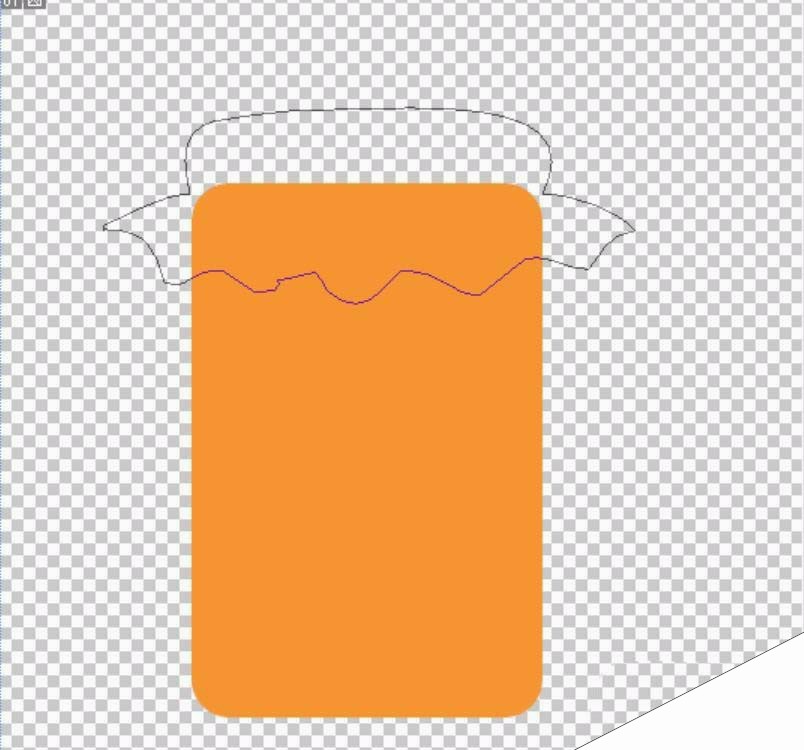 ps怎么绘制矢量的橙子酱包装瓶子?