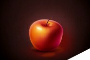 Photoshop鼠绘制非常细腻的红苹果