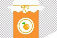 ps怎么绘制矢量的橙子酱包装瓶子?
