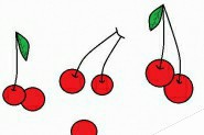 画图工具怎么画樱桃? 画图软件绘制樱桃的教程