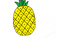 画图工具怎么画菠萝? 画图软件画菠萝的教程