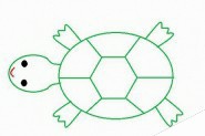 画图工具怎么画简笔画的乌龟?