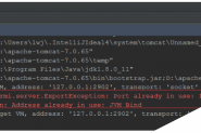 启动tomcat时 错误: 代理抛出异常 : java.rmi.server.ExportException: Port already in use: 1099的解决办法
