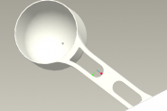Proe5.0怎么创建一个立体的奶粉勺模型?