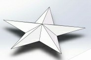 SolidWorks怎么建模立体五角星?