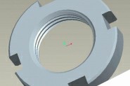 Proe5.0怎么创建小圆螺母零件?