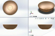 SolidWorks怎么画三维立体的碗?