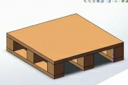 SolidWorks怎么建模三维立体的木托盘?