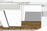 SketchUp草图大师怎么绘制护墙板造型?