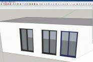 SketchUp怎么绘制一个自动开洞的门窗?