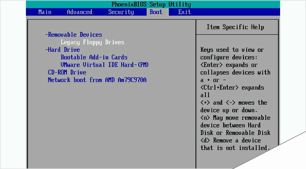 Vmware虚拟机启动按F2无法进入BIOS的解决方法 - 狂奔的蜗牛 - 狂奔的蜗牛