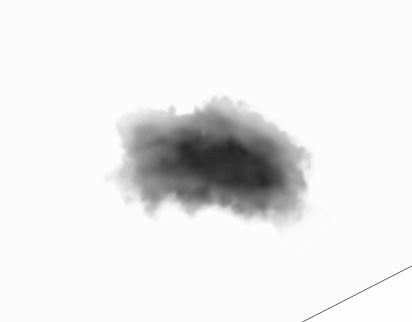 ps巧用画笔描边路径制作清爽好看的云朵字教程