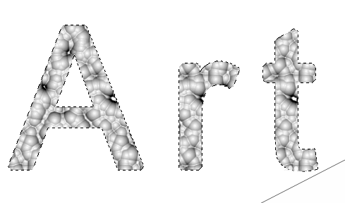 ps怎么设计带裂纹的立体字? ps龟裂文字的设计方法