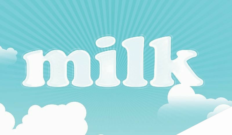 ps设计制作可爱好看的3D卡通牛奶字教程