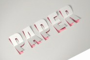 ps怎样制作可爱3D立体效果的折纸文字?
