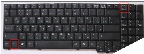 笔记本键盘字母变数字