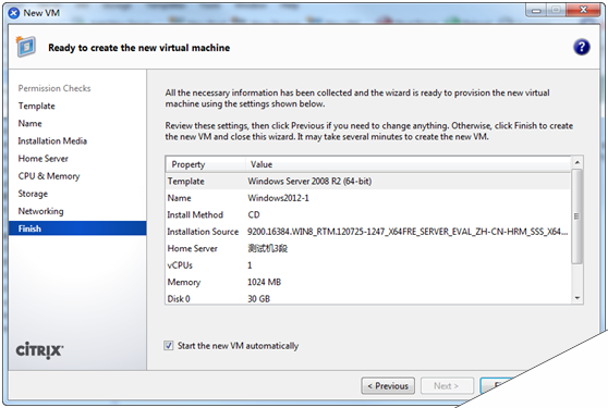 XenServer 5.6环境下安装Windows Server 2012详细过程图文分享
