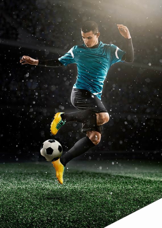 Photoshop设计以金人为主题的2018世界杯宣传海报