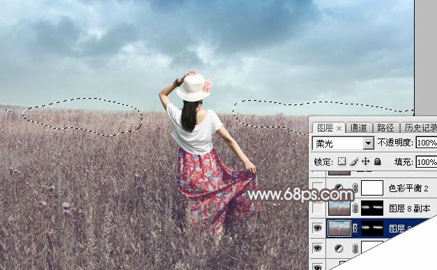 Photoshop外景图片将打造小清新的韩系秋季色效果