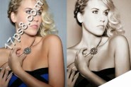 用photoshopCS5将美女图片调制出高光深褐色皮肤效果